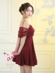 ワインレッド モデル:せいは 身長:161cm 着用サイズ:Sサイズ