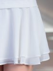 ホワイト　モデル：るり　身長：165cm　着用サイズ：Sサイズ