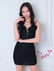 ブラック　モデル：もえ　着用サイズ：Sサイズ