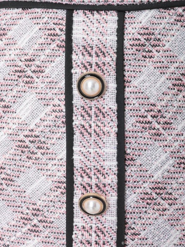 ピンクチェック　モデル：ゆめ　身長：160cm　着用サイズ：Sサイズ