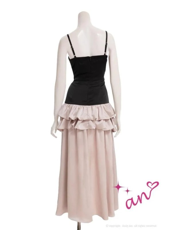 ブラックxピンクベージュ