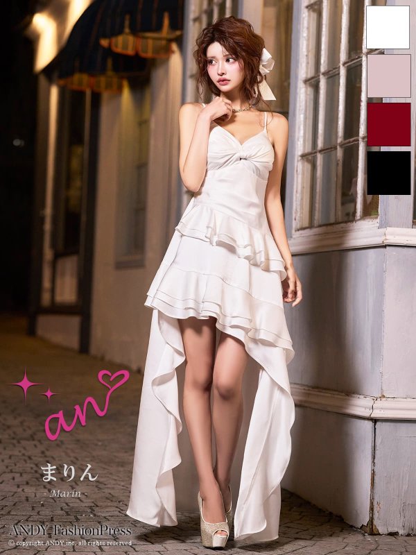 ホワイト　モデル：まりん　身長：164cm　着用サイズ：Sサイズ