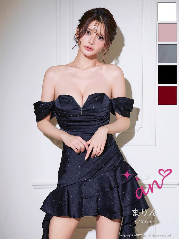 ブラック　モデル：まりん　身長：171cm　着用サイズ：Sサイズ