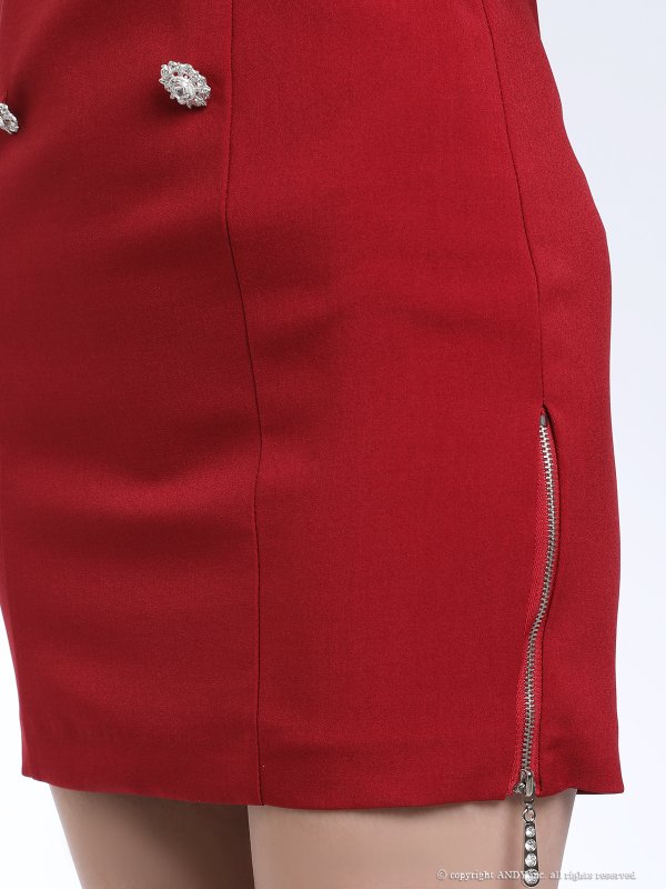 バーガンディ モデル：るりぴ　身長：165cm　着用サイズ：Sサイズ