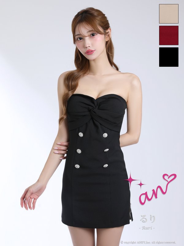 ブラック モデル：るりぴ　身長：165cm　着用サイズ：Sサイズ