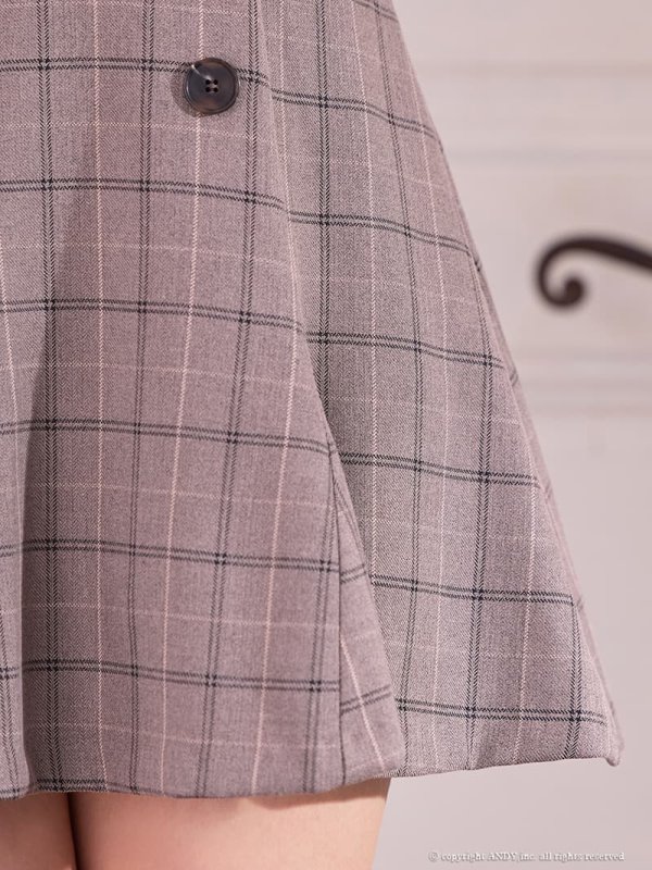 ブラウン　モデル：まりん　身長：171cm　着用サイズ：Sサイズ