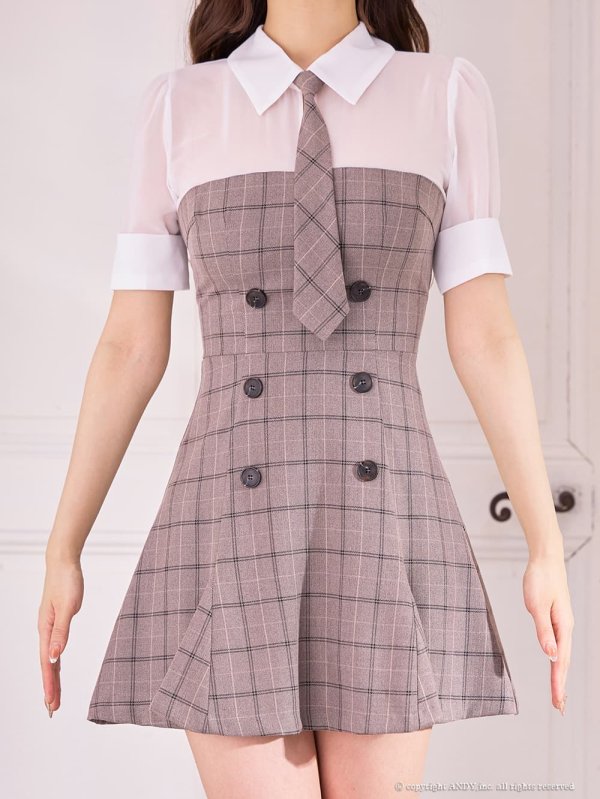 ブラウン　モデル：まりん　身長：171cm　着用サイズ：Sサイズ