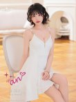 ホワイト モデル：南柚子　身長：163cm　着用サイズ：Sサイズ