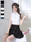 ホワイトxブラック　モデル：まりん　着用サイズ：Sサイズ