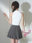 ホワイトxグレー　モデル：まりん　着用サイズ：Sサイズ