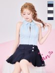 ブルーxネイビー　モデル：のあ　着用サイズ：Sサイズ