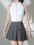 ホワイトxグレー　モデル：まりん　着用サイズ：Sサイズ