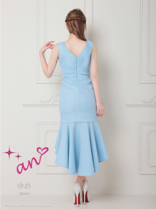 ブルー　モデル：ゆめ　身長：160cm　着用サイズ：Sサイズ