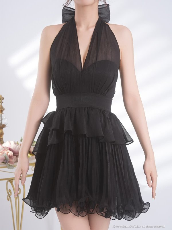 ブラック モデル：まりん　身長：171cm　着用サイズ：Sサイズ