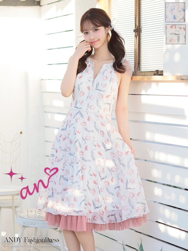 ピンク　モデル：にじほ　身長：159cm　着用サイズ：Sサイズ