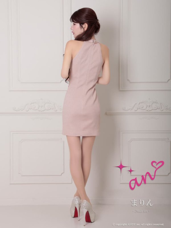 ピンクベージュ　モデル：まりん　身長：164cm　着用サイズ：Sサイズ　