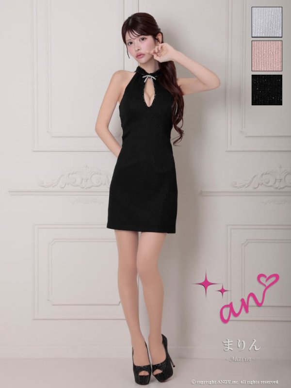 ブラック　モデル：まりん　身長：164cm　着用サイズ：Sサイズ　