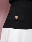 ブラックxホワイト　モデル：まりん　身長：164cm　着用サイズ：Sサイズ