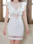ホワイト　モデル：ゆめ　身長：160cm　着用サイズ：Sサイズ
