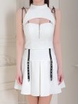 ホワイト　モデル：ゆめ　身長：160cm　着用サイズ：Sサイズ
