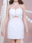 ホワイト　モデル：のあ　身長：148cm　着用サイズ：Sサイズ