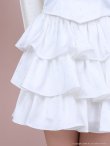 ホワイト　モデル：のあ　着用サイズ：Sサイズ