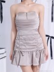 ピンクベージュ　モデル：める　身長：152cm　着用サイズ：Sサイズ