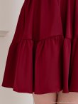 ワインレッド　モデル：のあ　着用サイズ：Sサイズ