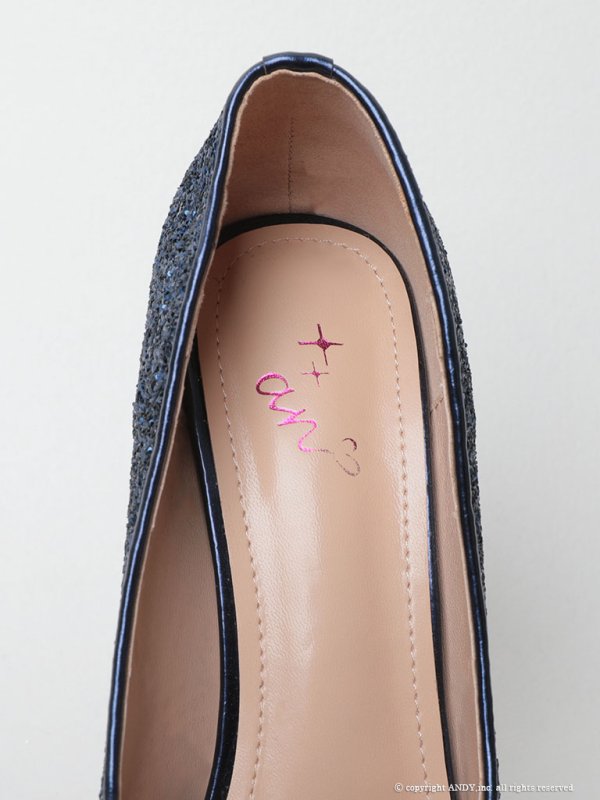 画像22: 【an】5color/ 14.5cmヒール/ グリッター/ ハイヒール/ ピンヒール/ オープントゥパンプス [OF02] (22)