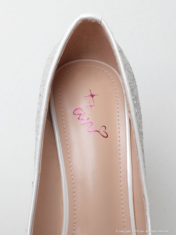 画像16: 【an】5color/ 14.5cmヒール/ グリッター/ ハイヒール/ ピンヒール/ オープントゥパンプス [OF02] (16)