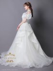 画像13: 【couture an/クチュールアン】 刺繍/ パフスリーブ/ チョーカー/ チュール/ レース/ フレア/  プリンセス/ ロングドレス/ ウエディングドレス long[OF05] (13)