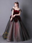 ワインレッド×ブラック　モデル：ゆめ　身長：160cm　着用サイズ：Sサイズ(XS-M)