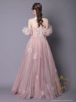 画像4: ANDY Fashion Press vol.17 掲載商品【couture an/クチュールアン】 グラデーション/ フラワー/ オフショル/ ラメチュール/ ビジュー/ フレア/ Aライン/ プリンセス/ ロングドレス/ キャバドレス long[OF05] (4)