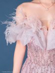 画像7: an ANDY Fashion Press 16 COLLECTION 07 ANDY Fashion Press 19掲載【couture an/クチュールアン】フェザー/ オフショル/ チュール/ ビーズ刺繍/ ラメ/ フレア/ Aライン/ プリンセス/ ロングドレス/ キャバドレス long[OF05] (7)
