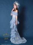 画像3: 【couture an/クチュールアン】オフショルダー/ ビーズ刺繍/ アシンメトリー/ フリル/ マーメイド/ ロングドレス/ キャバドレス long[OF05] (3)