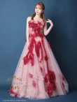 画像7: 【couture an/クチュールアン】立体フラワー/ フェザー/ チュール/ ビーズ刺繍/ レース/ フレア/ Aライン/ プリンセス/ ロングドレス/ キャバドレス long[OF05] (7)