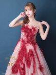 画像6: 【couture an/クチュールアン】立体フラワー/ フェザー/ チュール/ ビーズ刺繍/ レース/ フレア/ Aライン/ プリンセス/ ロングドレス/ キャバドレス long[OF05] (6)