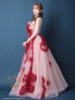 画像8: 【couture an/クチュールアン】立体フラワー/ フェザー/ チュール/ ビーズ刺繍/ レース/ フレア/ Aライン/ プリンセス/ ロングドレス/ キャバドレス long[OF05] (8)