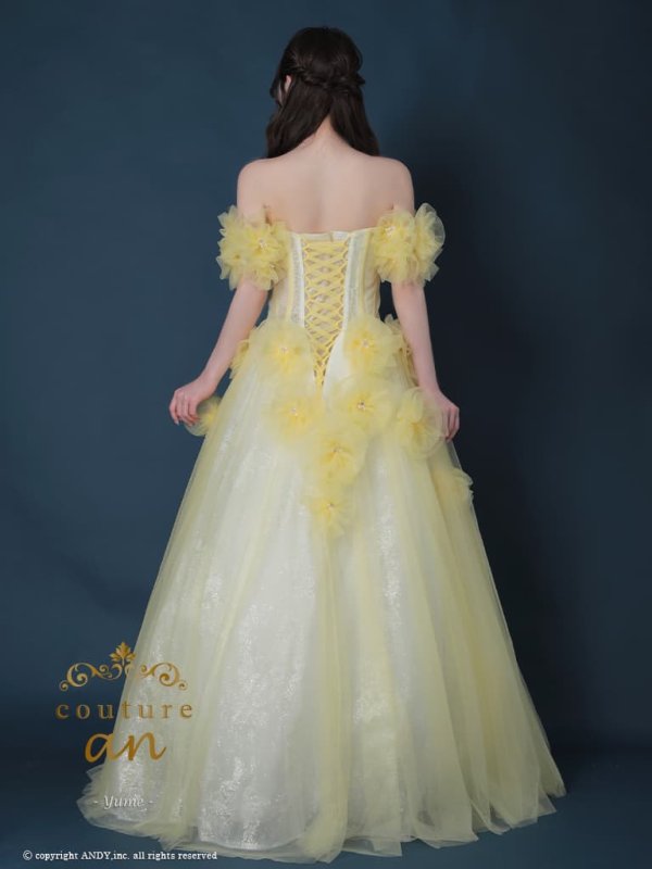 イエロー　モデル：ゆめ　身長：160cm　着用サイズ：S(XS〜M)サイズ