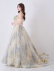 画像4: 【couture an/クチュールアン】ベア/ シフォン/ チュール/ 立体フラワー/ フレア/ Aライン/ プリンセス/ ロングドレス/ キャバドレス long[OF05] (4)