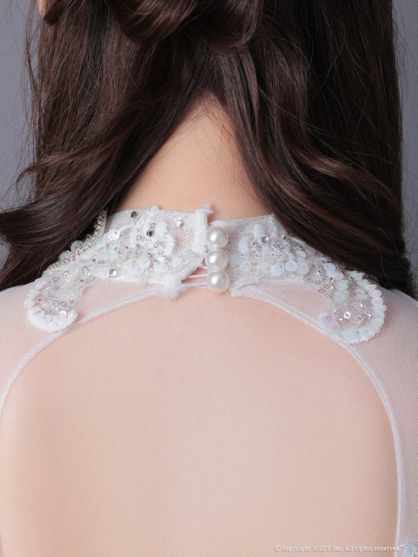 画像10: 【couture an/クチュールアン】アメスリ/ レース/ 袖あり/ スパンコール/ ビーズ/ 刺繍/ ロングスリーブ/ オフショル/ Aライン/ プリンセス/ ロングドレス/ キャバドレス long[OF05] (10)