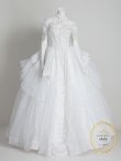 画像24: 【couture an/クチュールアン】レース/ チュール/ オフショルダー/ プリンセス/ エレガント/ ロングドレス/ ビーズ装飾/ ゴージャス/ パーティードレス/ シアー/キャバドレス long[OF05] (24)
