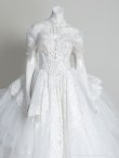 画像26: 【couture an/クチュールアン】レース/ チュール/ オフショルダー/ プリンセス/ エレガント/ ロングドレス/ ビーズ装飾/ ゴージャス/ パーティードレス/ シアー/キャバドレス long[OF05] (26)