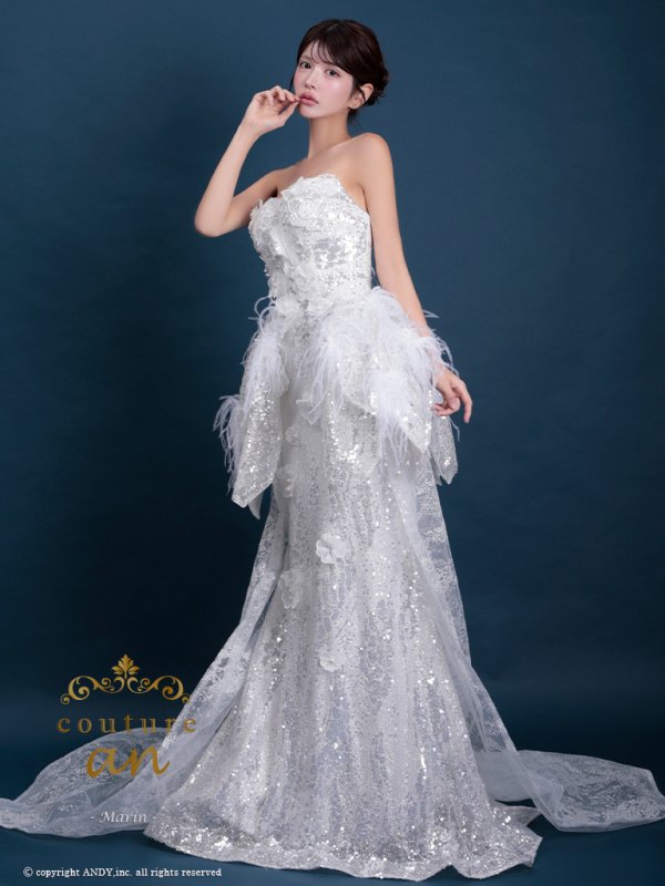 ホワイト　モデル：まりん　身長：164cm　着用サイズ：Sサイズ