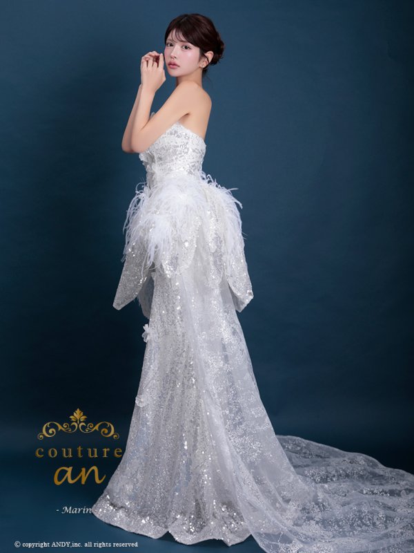 ホワイト　モデル：まりん　身長：164cm　着用サイズ：Sサイズ