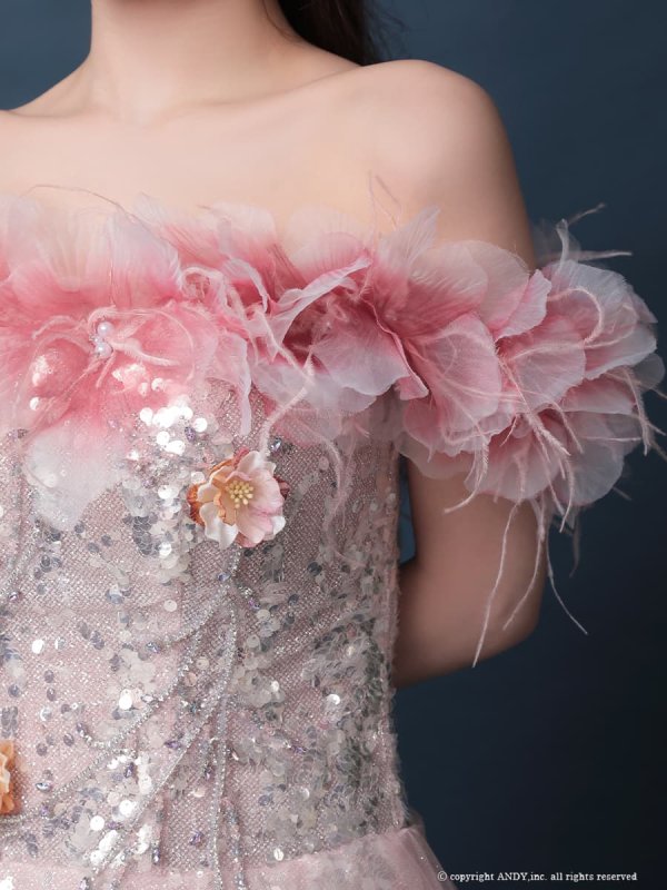 ピンク　モデル：ももか　身長：156cm　着用サイズ：S(XS〜M)サイズ