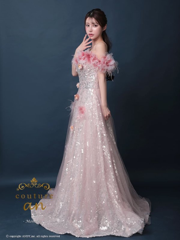 ピンク　モデル：ももか　身長：156cm　着用サイズ：S(XS〜M)サイズ