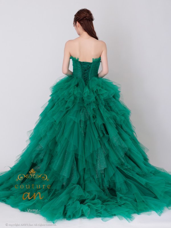 グリーン モデル：ゆめ　身長：160cm　着用サイズ：S (XS〜M)サイズ