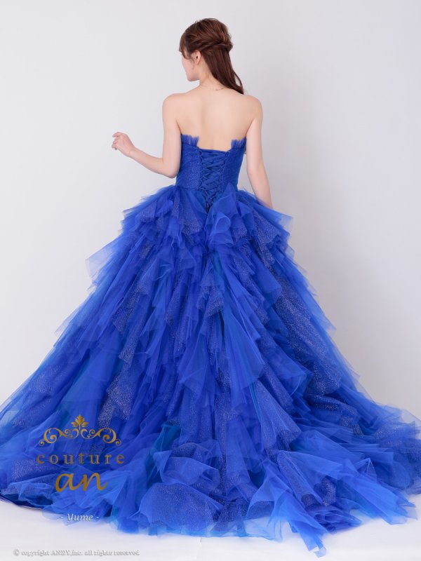 ロイヤルブルー モデル：ゆめ　身長：160cm　着用サイズ：S (XS〜M)サイズ