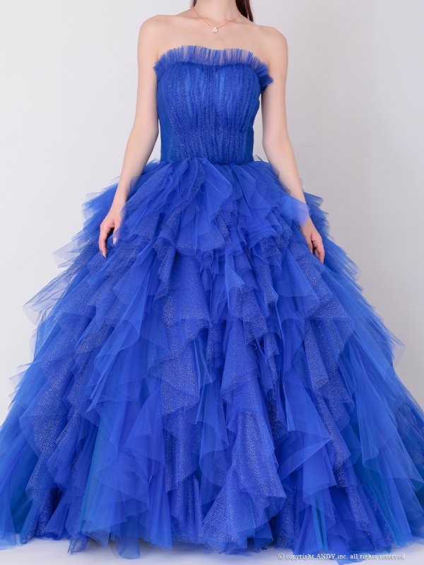 ロイヤルブルー モデル：ゆめ　身長：160cm　着用サイズ：S (XS〜M)サイズ